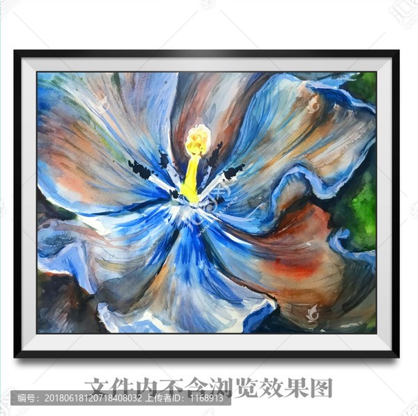 水彩花卉