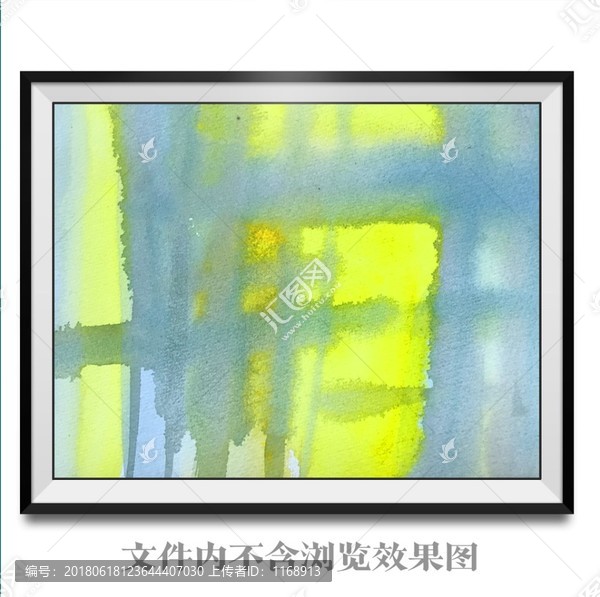 水彩抽象畫(huà)