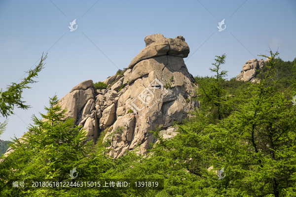 山东,青岛,春天的崂山风光