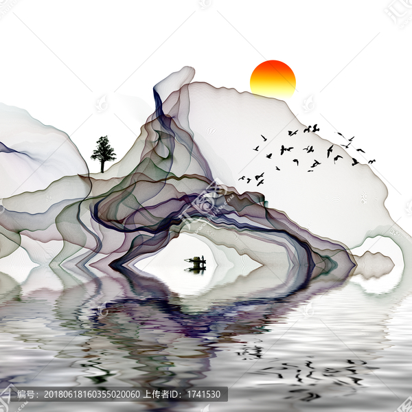 新中式山水畫