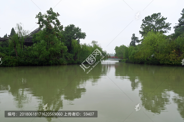 烟雨扬州,瘦西湖