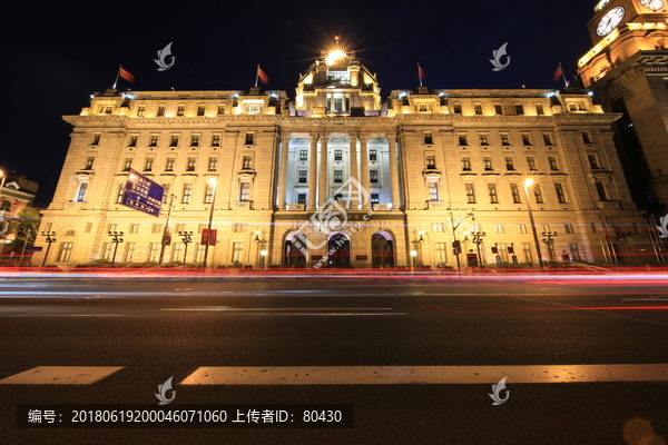 外滩万国建筑群夜景