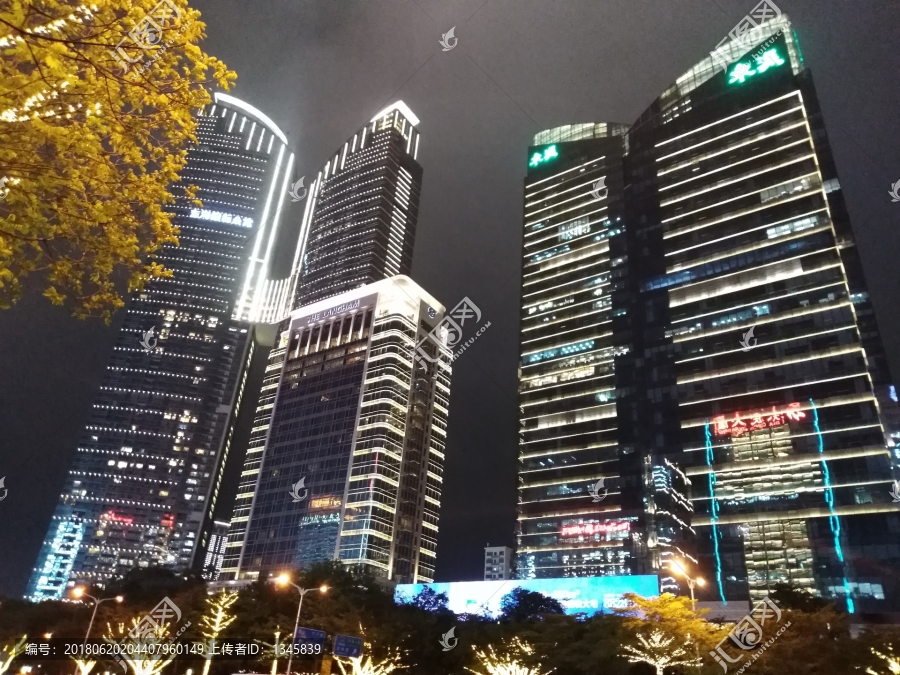 广东,深圳,繁华,城市夜景