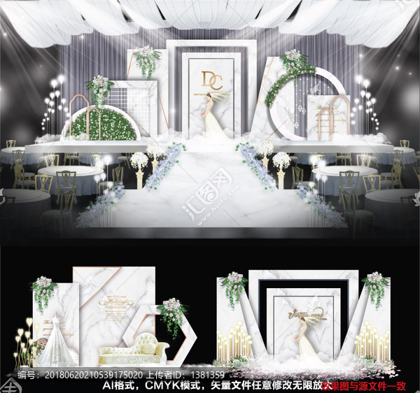 主題婚禮,大理石婚禮,白色婚禮