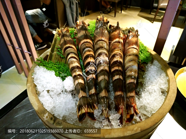 冰冻竹节虾