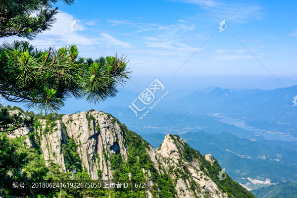 天堂寨风景区山景