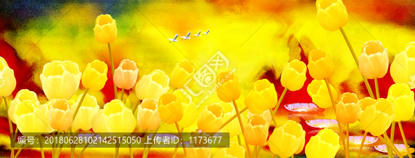 花卉油畫