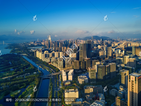 深圳科技园深圳湾后海早晨