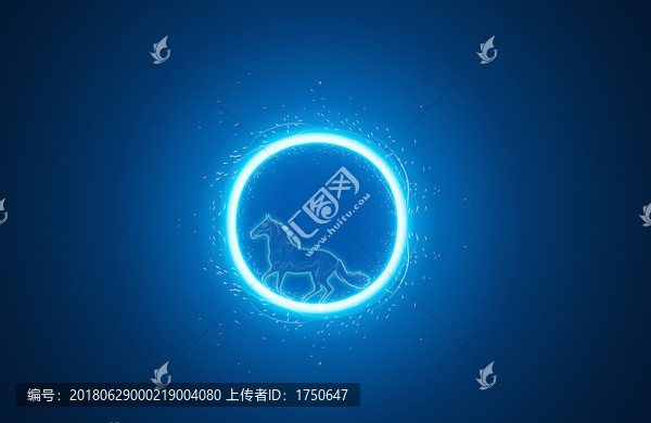熒光馬