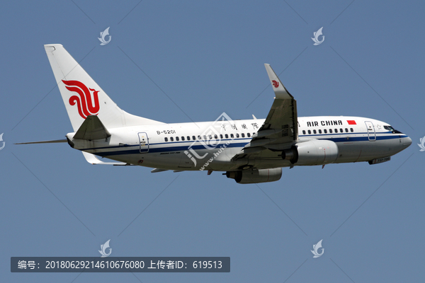中国国际航空飞机起飞