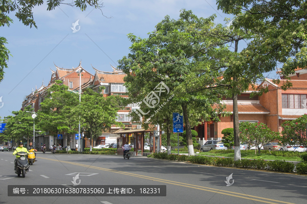 城市古城风景