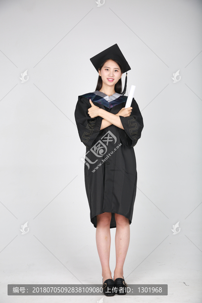 高清女生学士服图片