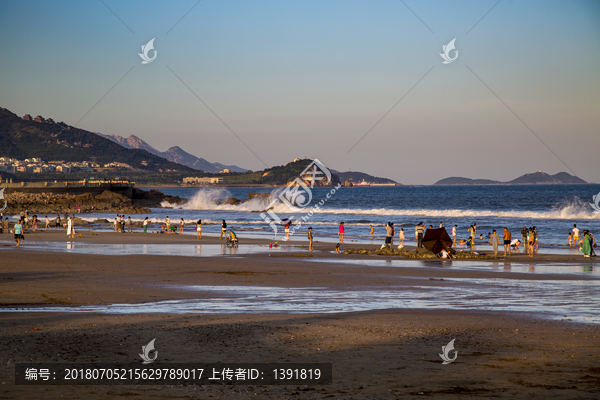 山东青岛石老人海水浴场