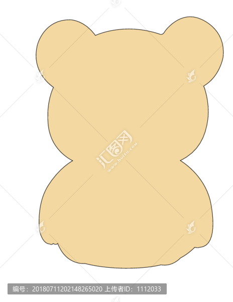 小熊輪廓