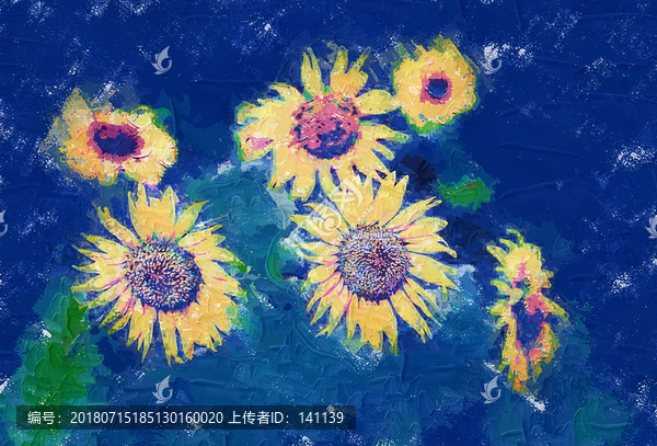 向日葵油畫