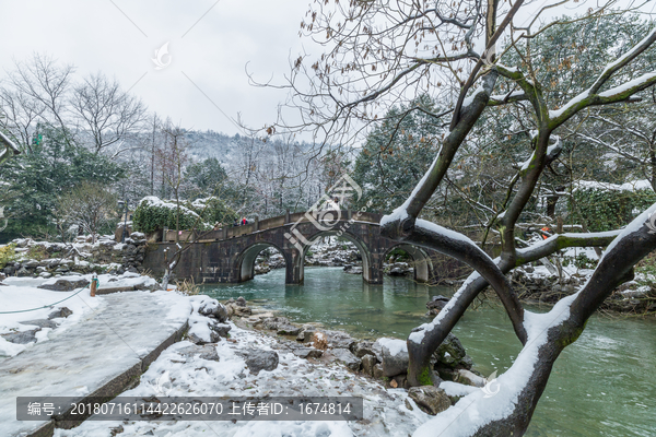 杭州太子湾公园雪景