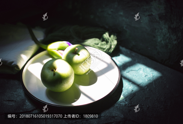 食物拍摄苹果