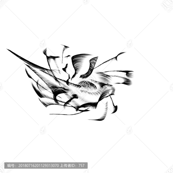 無題手寫創(chuàng)意中國(guó)風(fēng)書法國(guó)畫抽象