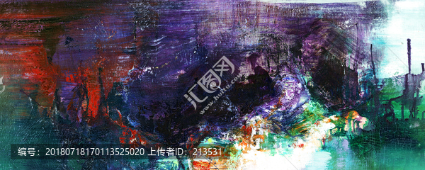 意境抽象油畫