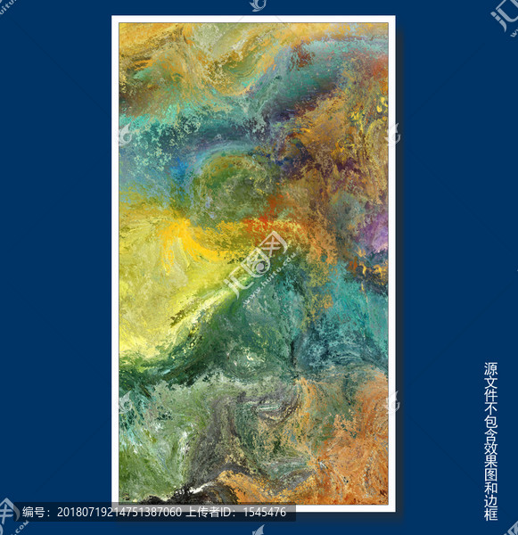 抽象油畫