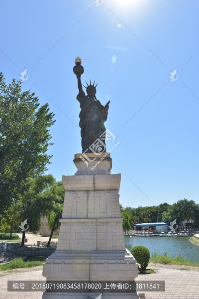 北京世界公园自由女神像