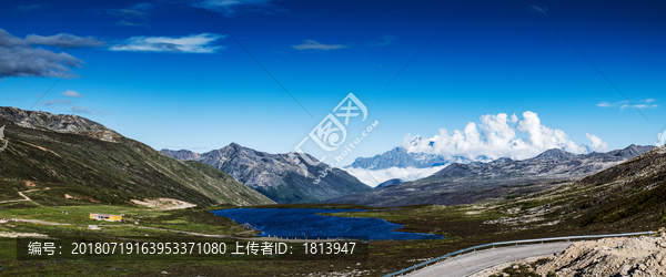 醉美川西折多山全景图