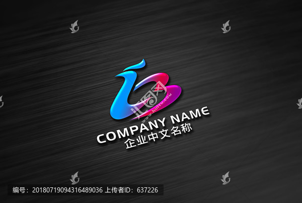 字母LB凤凰LOGO