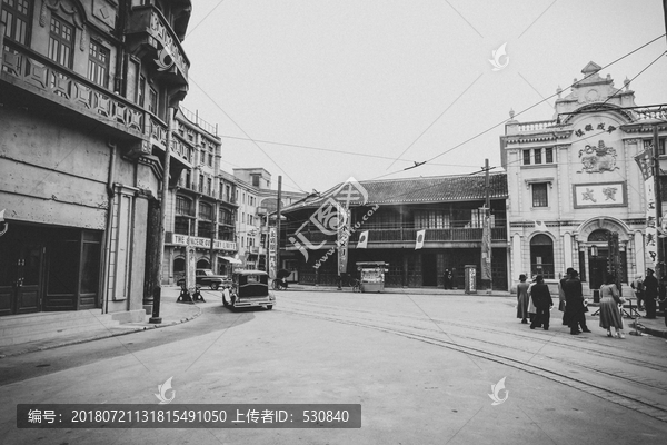上海民国老建筑街景