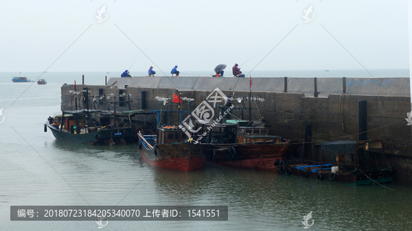 渔民港湾渔船