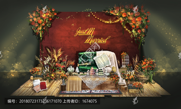 紅色森系合影區(qū)