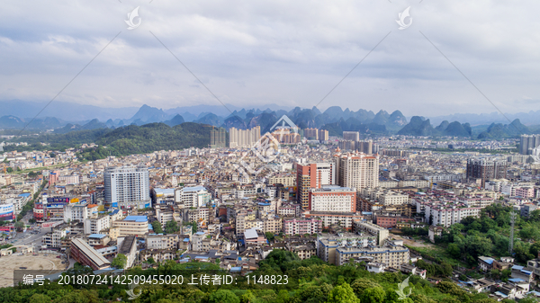 荔浦县城全景