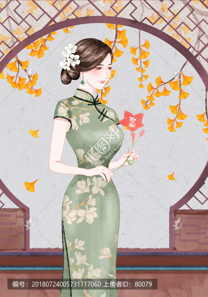 旗袍美女