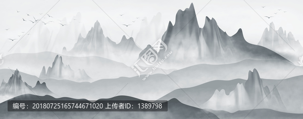 巨副山水畫