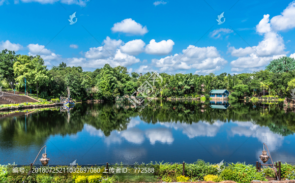 美国迪士尼乐园的风景