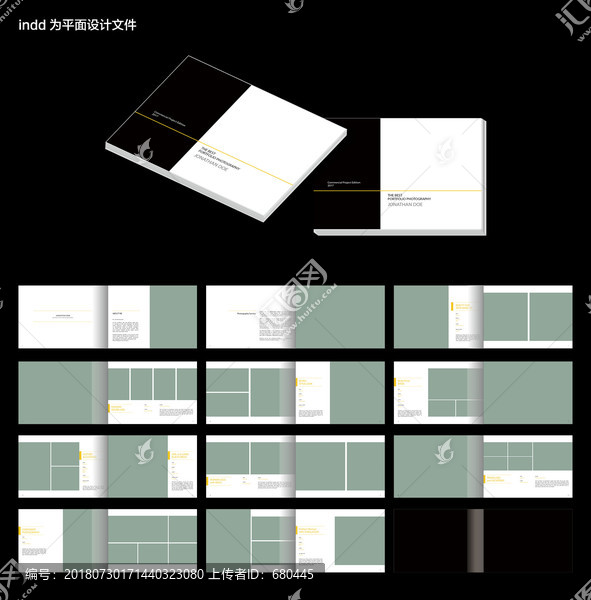 indesign畫冊(cè)設(shè)計(jì)模板