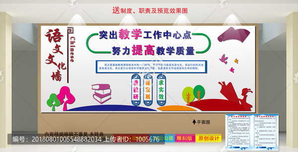 語(yǔ)文教研組文化墻