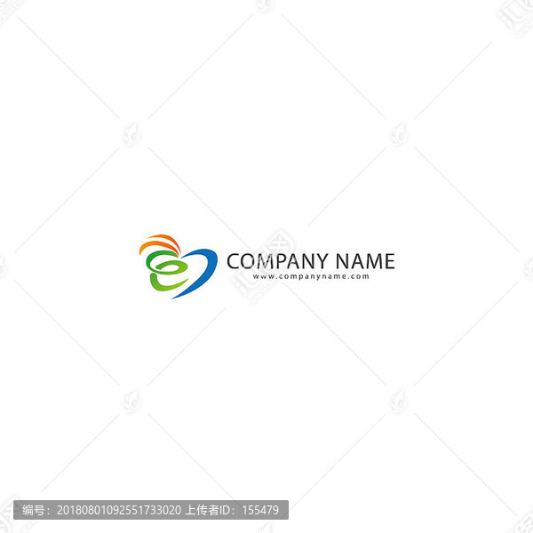 創(chuàng)意時尚心形logo設(shè)計
