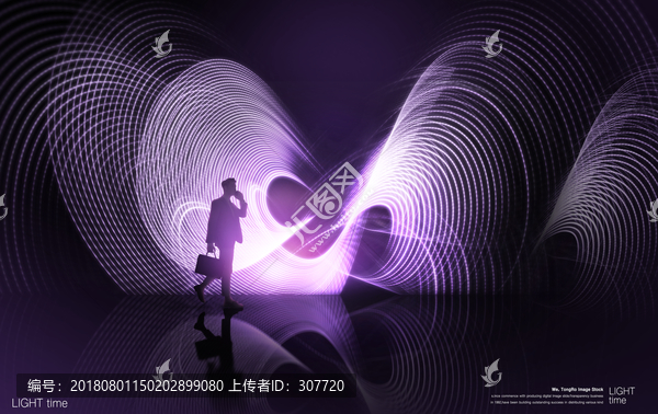 炫彩舞臺背景