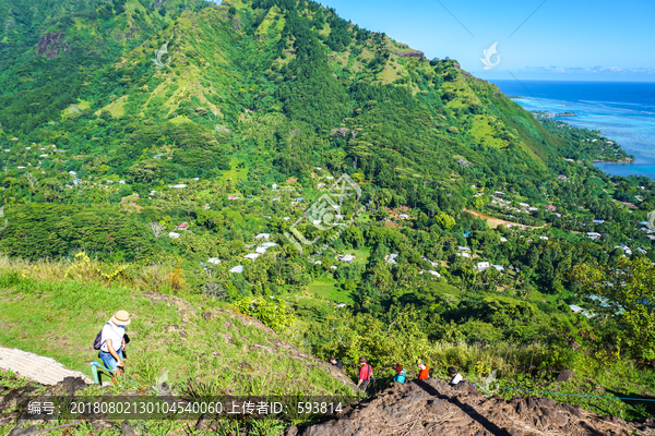 热带山峰