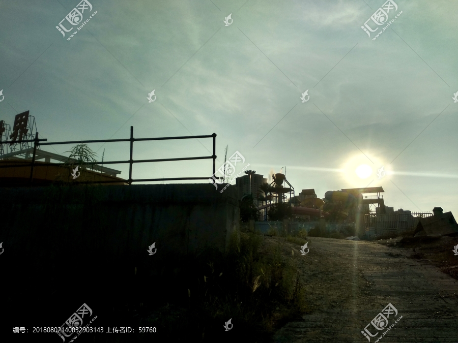 巴滨路江边风景