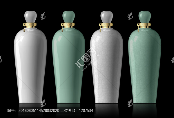 酒瓶設計效果圖