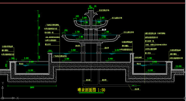 喷泉施工图