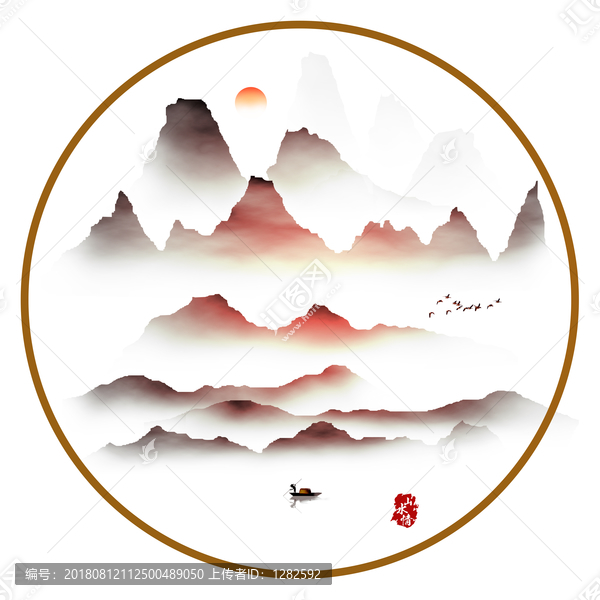 山水墨畫(huà)