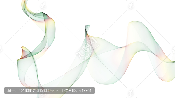 炫彩線條透明圖層