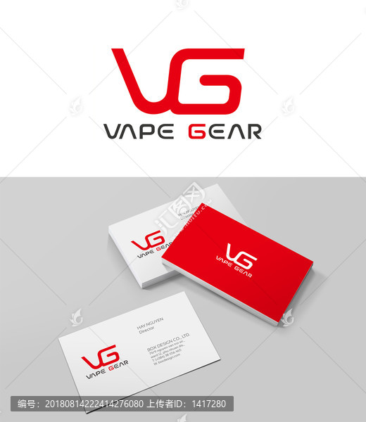 logo設(shè)計(jì)字母VG