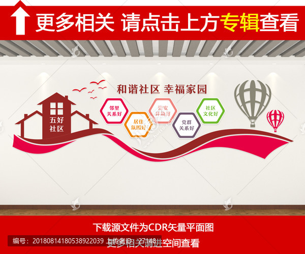 五好社區(qū)文化墻