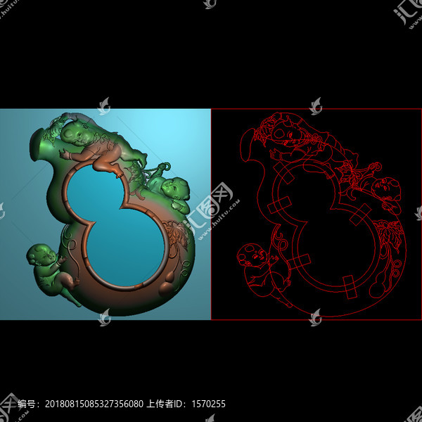 葫蘆童子煙灰缸