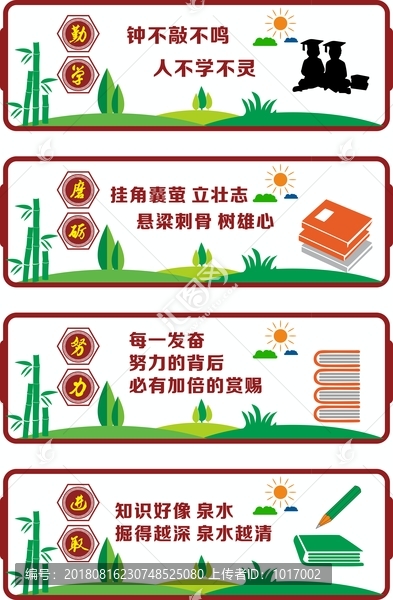勤學(xué)文化墻