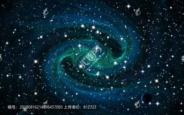 夢(mèng)幻星空旋渦吊頂
