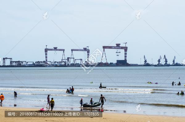 海阳万米海滩浴场